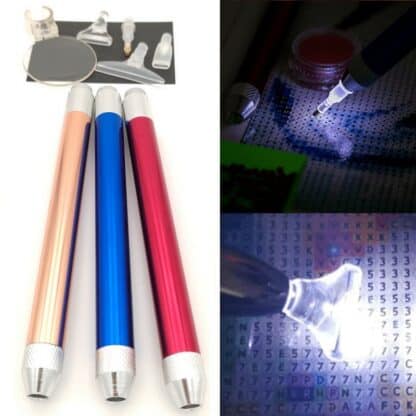 penna a luce d'ingrandimento pittura a diamante