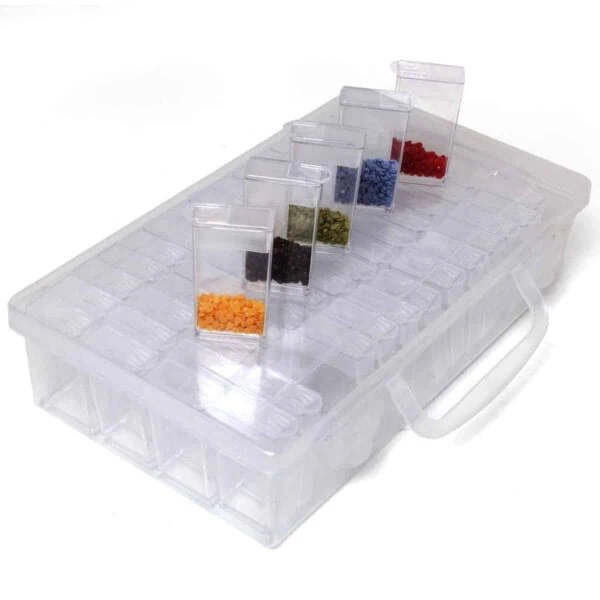 Caz de depozitare pentru margele de pictură cu diamante