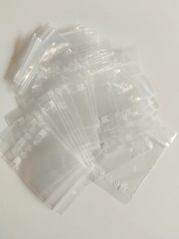 sachets zip épais