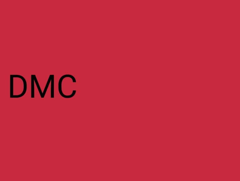 Diamants DMC n°321 (Rouge carmin)