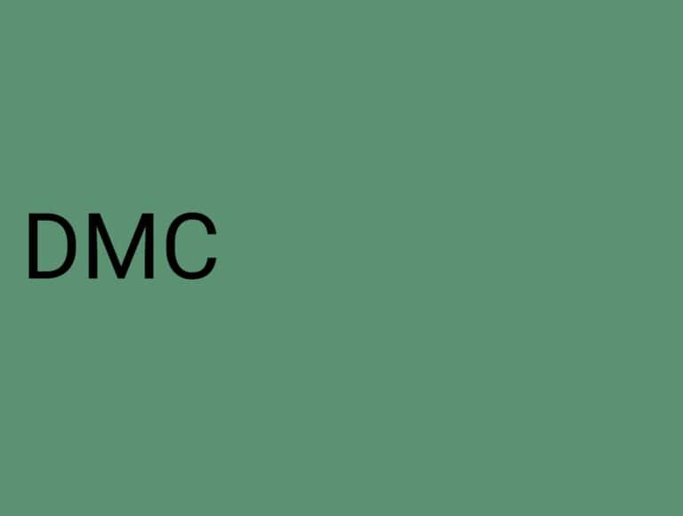 Diamants DMC n°502 (Vert amande)