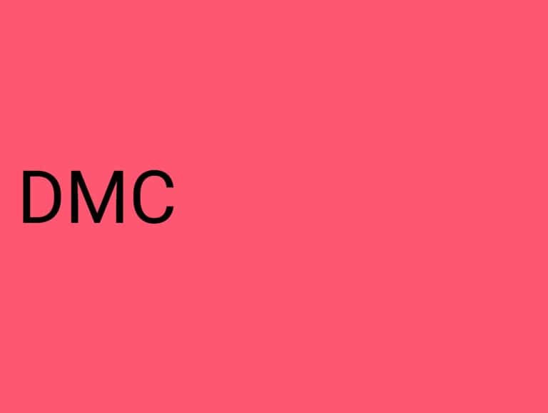 Diamants DMC n°891 (Rose Géranium)