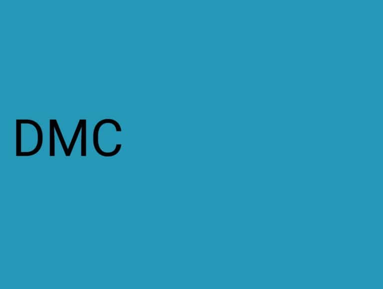 Diamantes DMC n°995 (Azul das Caraíbas)