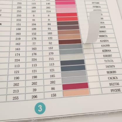 Catalogo dei colori per la pittura a diamante (con adesivi) - immagine 2