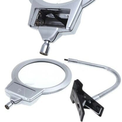 Lente d'ingrandimento flessibile a clip con luce LED - immagine 6