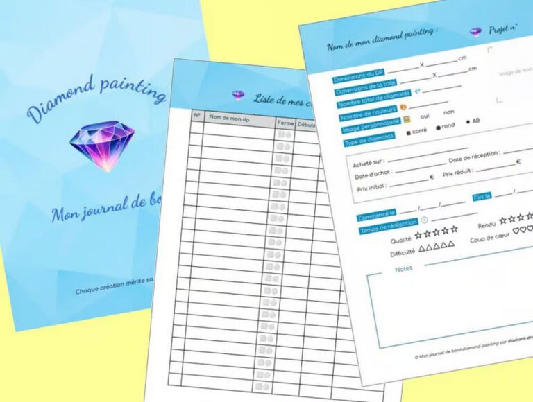 Journal de bord diamond painting
